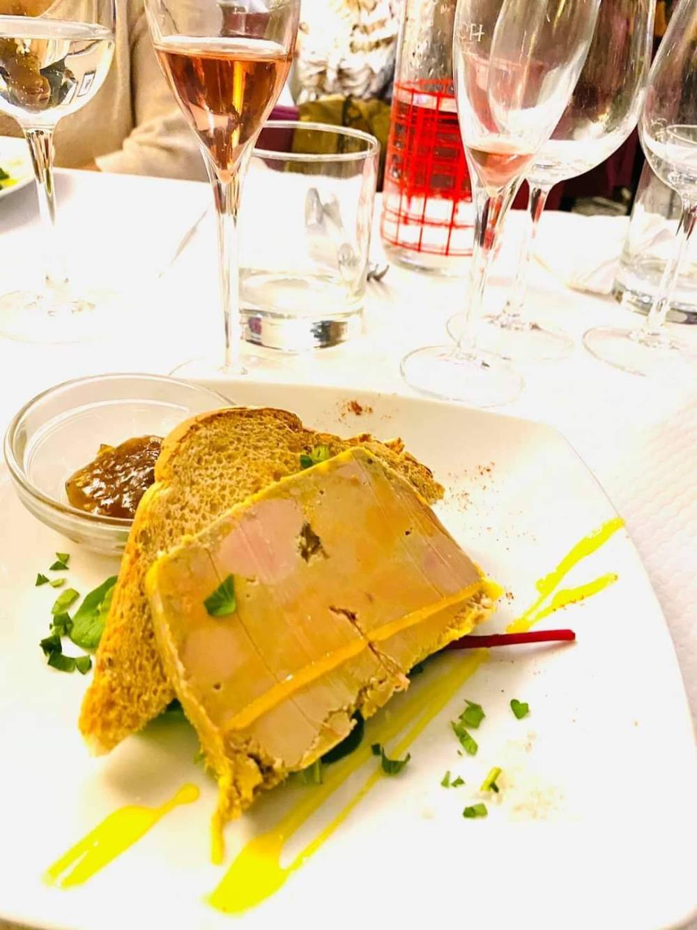 assiette foie gras